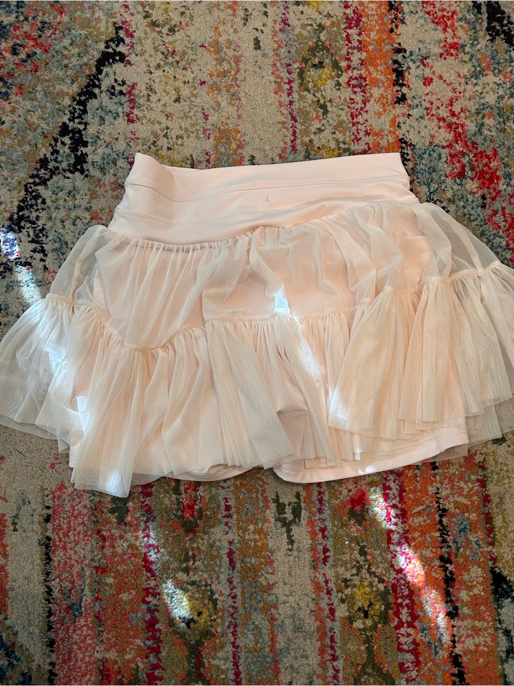 POPFLEX Pale Pink Tulle Skater Skirt - Picture 4 of 4